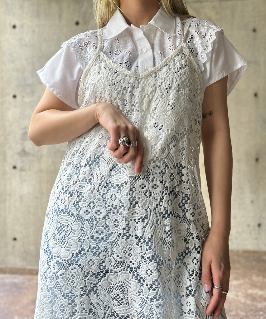 Rameke Vintage Lace Cami Onepiece – H アッシュ