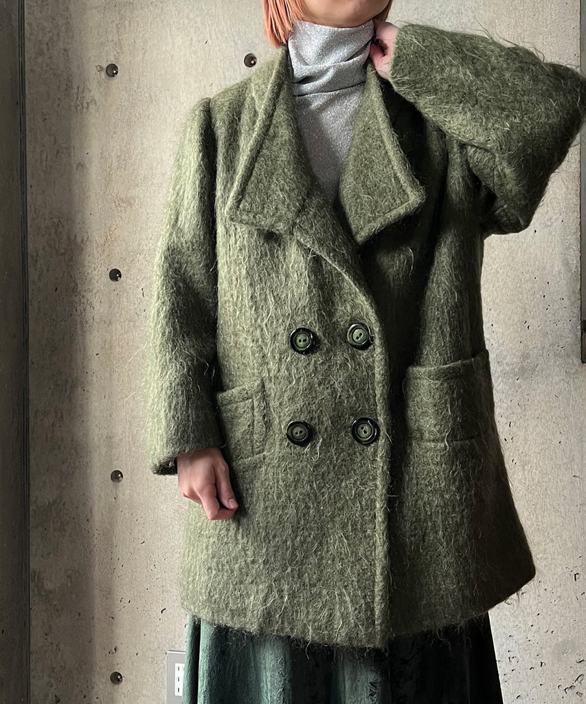 Green Mohair Coat