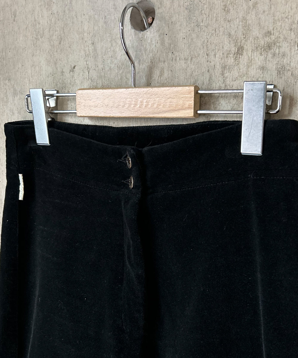Velour Slim Flare Pants – H アッシュ