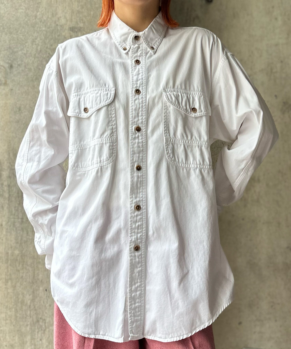 タンタンで購入H（アッシュ）Remake Nocollar Big Shirts