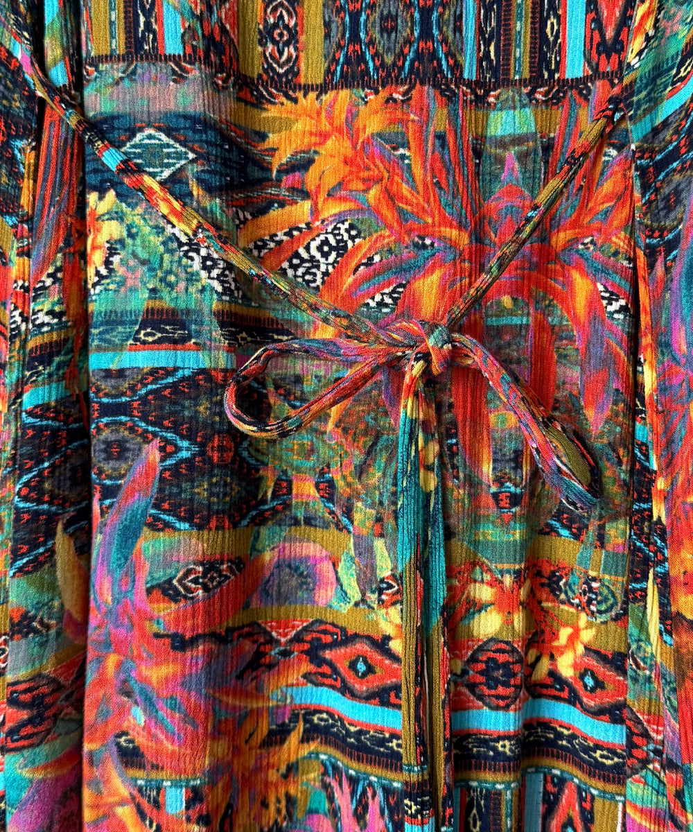N/S Ethnic Flower Onepiece – H アッシュ