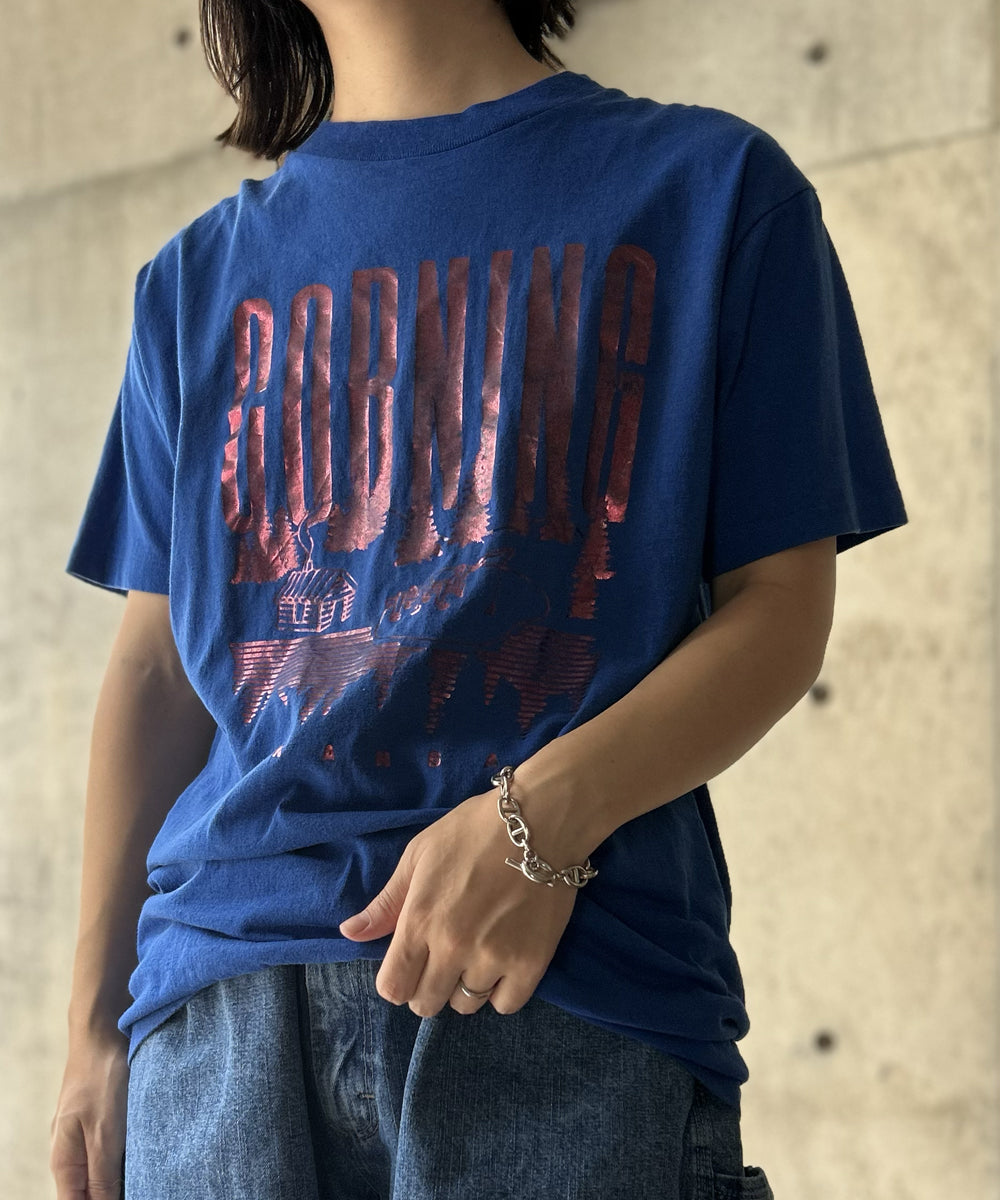 Tシャツ・カットソー AAKAM Incision Henry Neck Half Top 5SH063 アメカジ Tシャツ ストリート グラフィック 白T シンプル メンズ