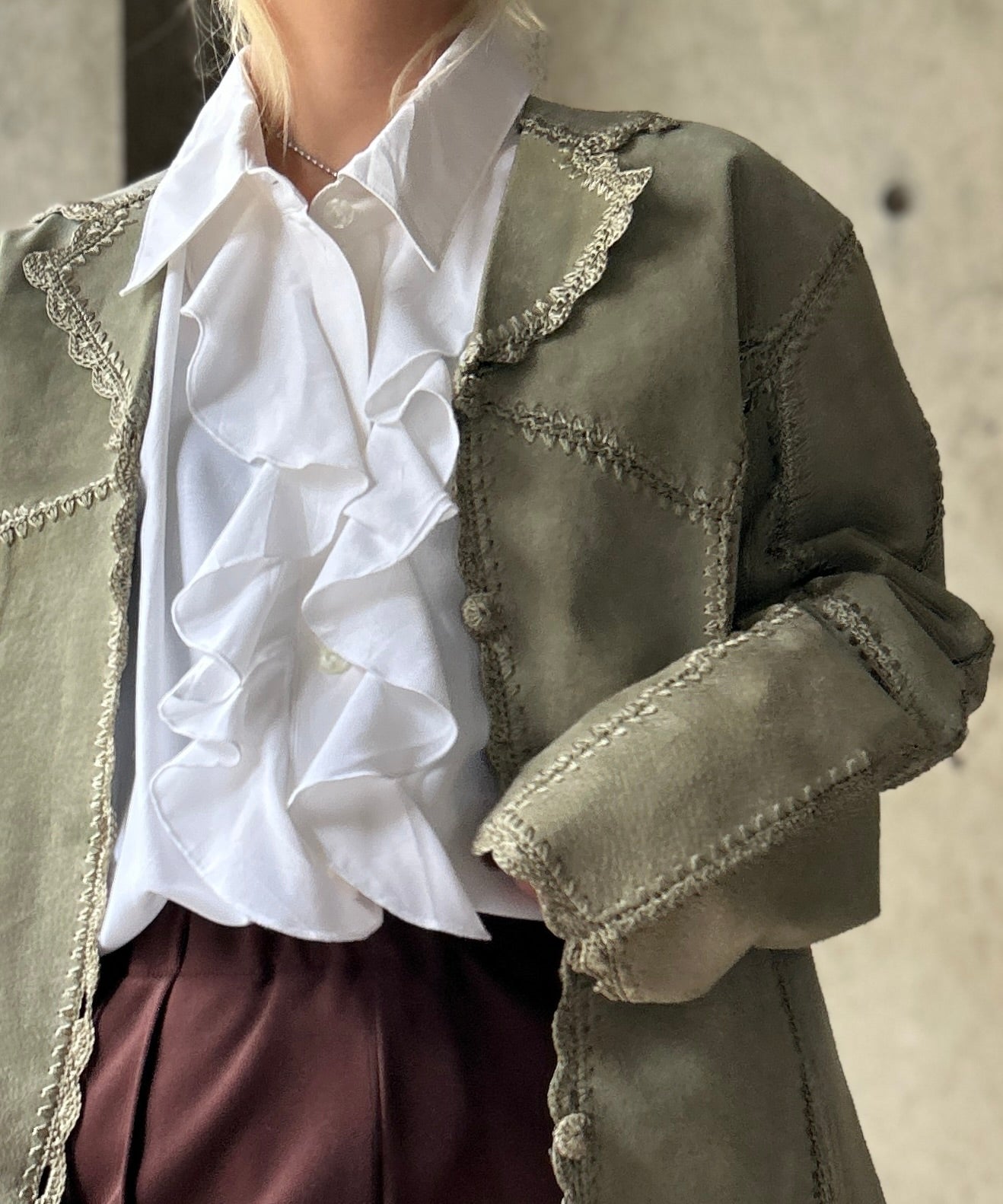 L/S Frill Blouse – H アッシュ