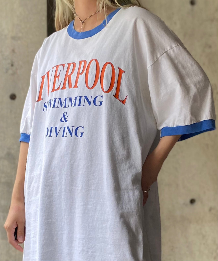 90s～ Ringer Tee – H アッシュ