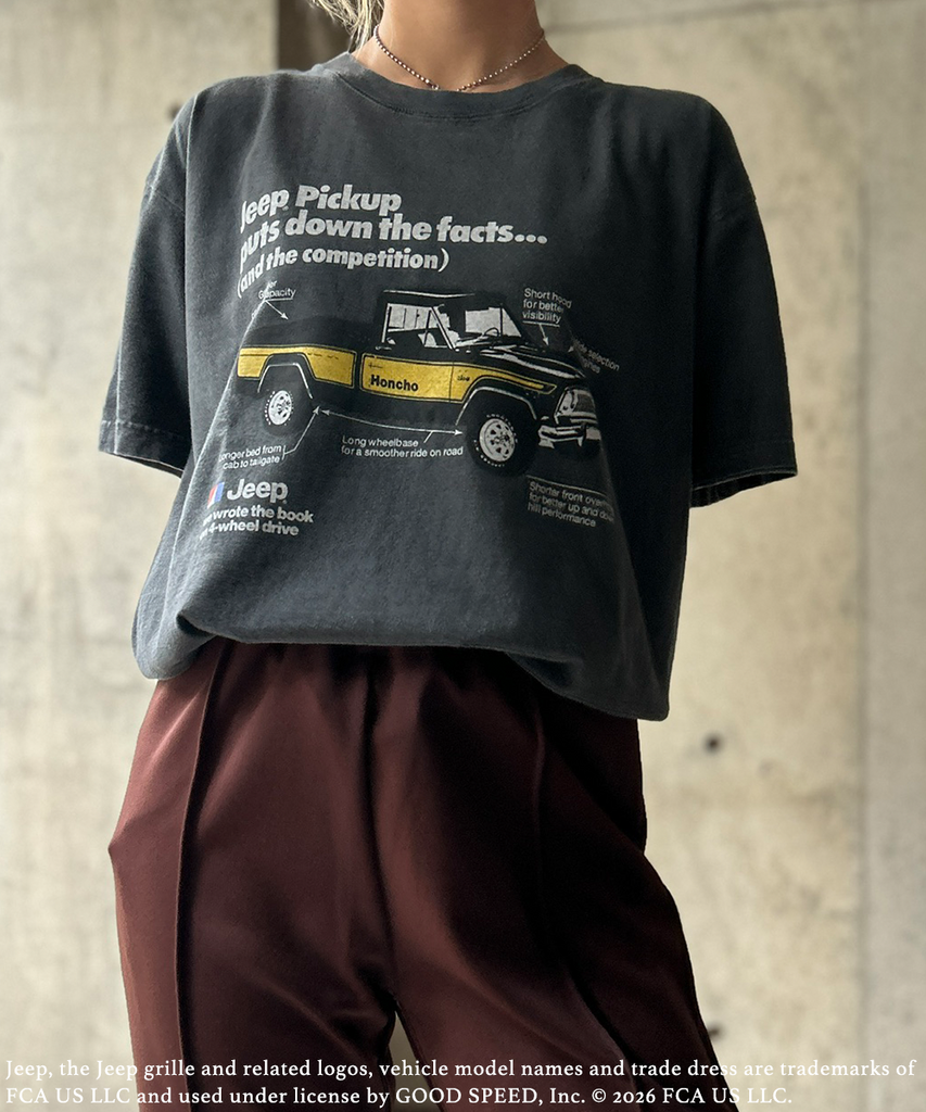 GOOD ROCK SPEED JEEP Tee – H アッシュ