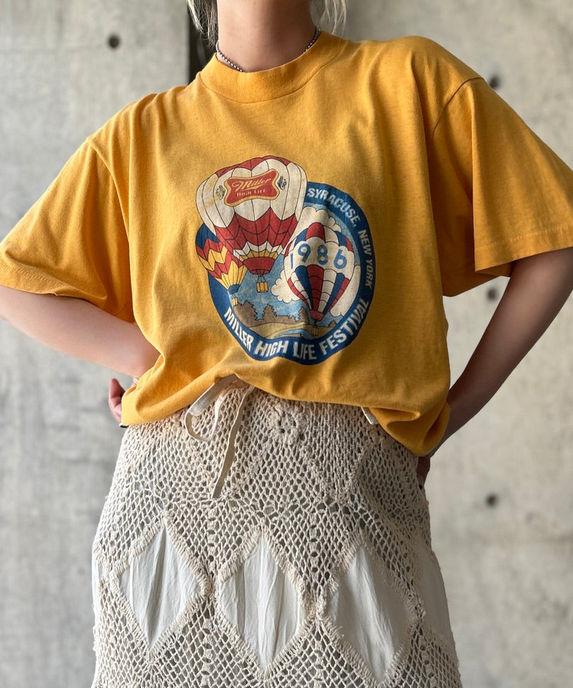 90s Print Tee – H アッシュ