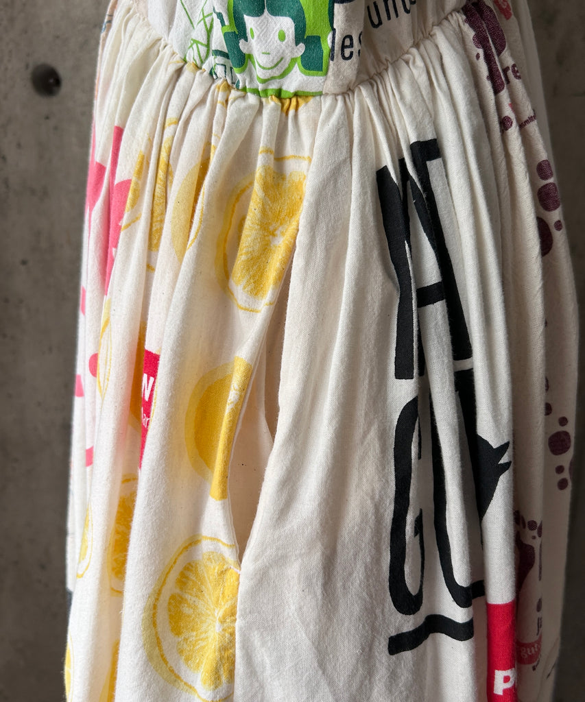Vintage Remake Cotton Fabric Patchwork Onepiece – H アッシュ