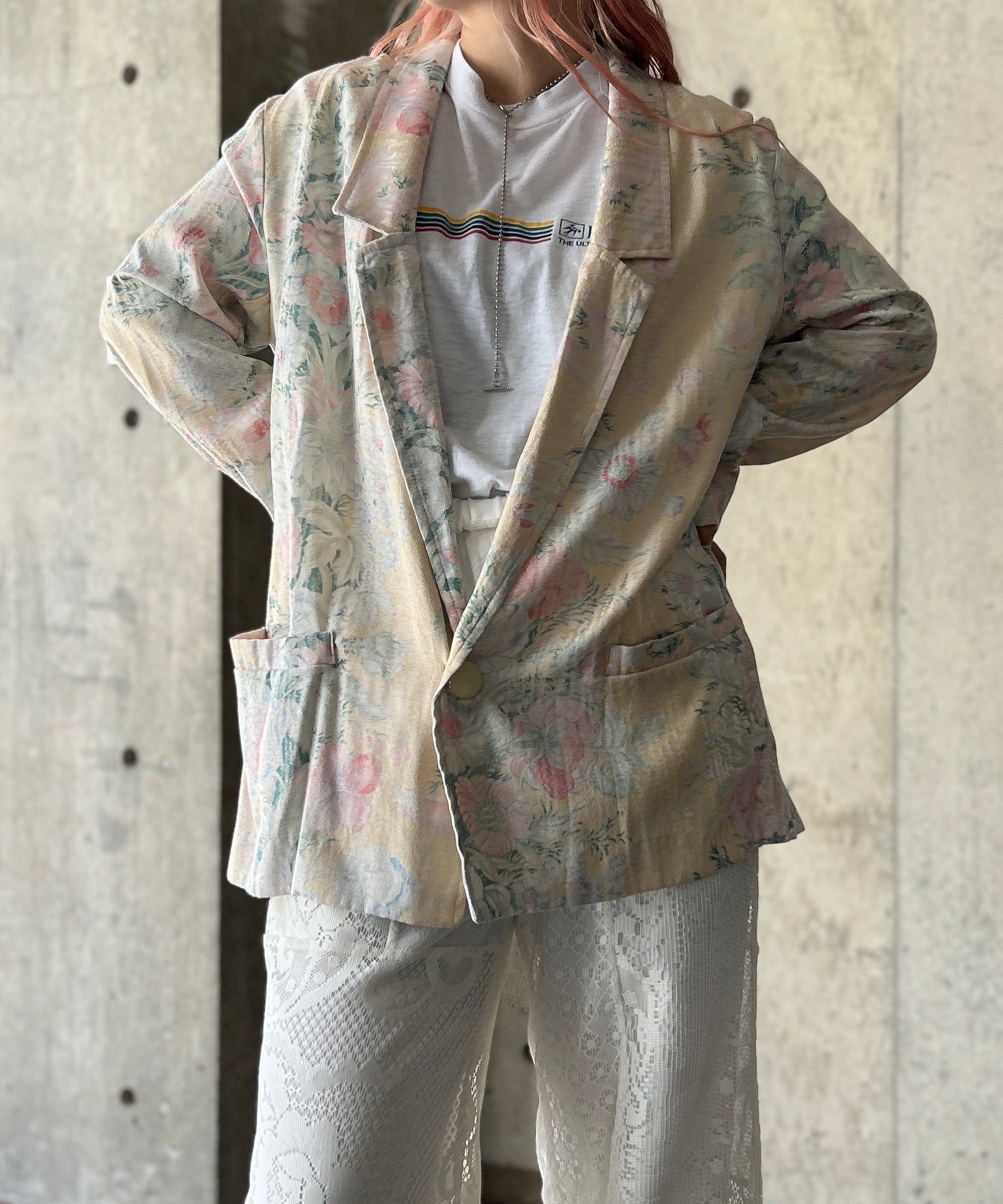 タグ付き H vintage アッシュ グリーンモヘアコート コート ALL | H アッシュ - ヴィンテージセレクトショップ