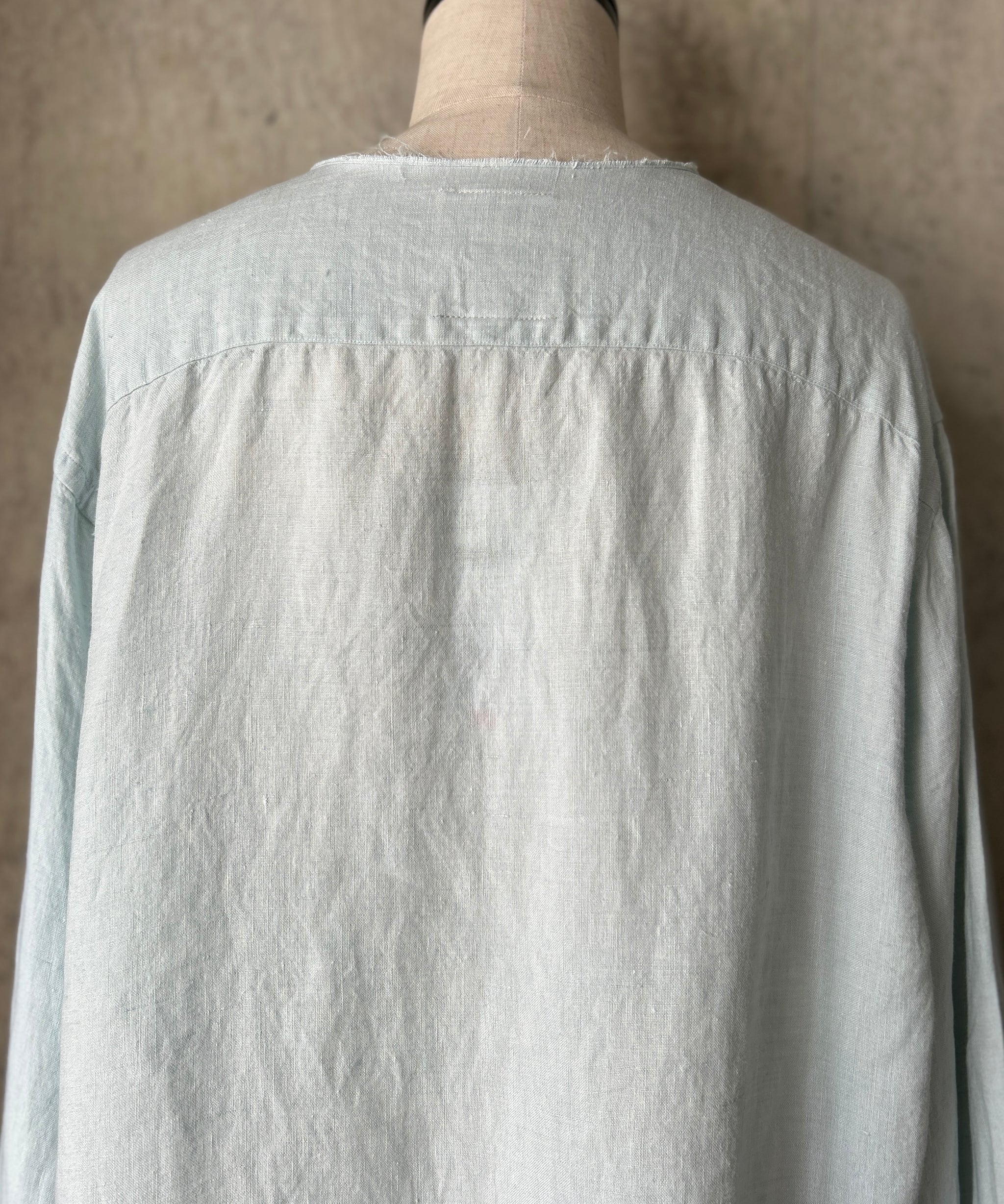 Remake Nocollar Big Shirt – H アッシュ