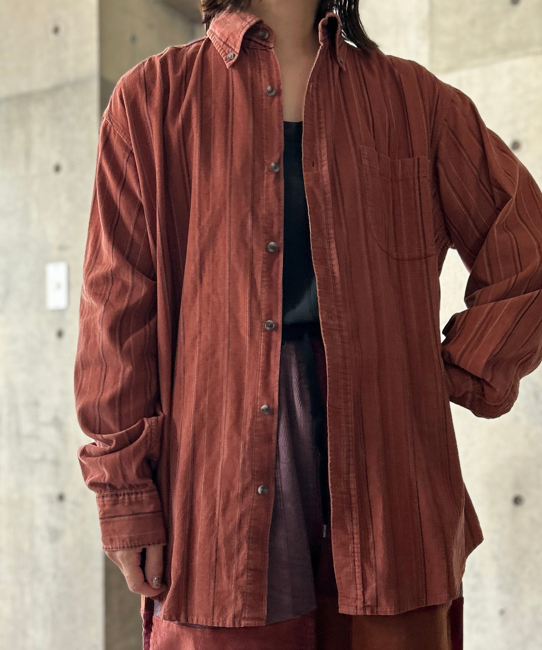 パンキッシュ古着　H.ANARCHY 英字　有刺鉄線 ボンテージカーディガン H アッシュ - ヴィンテージセレクトショップ