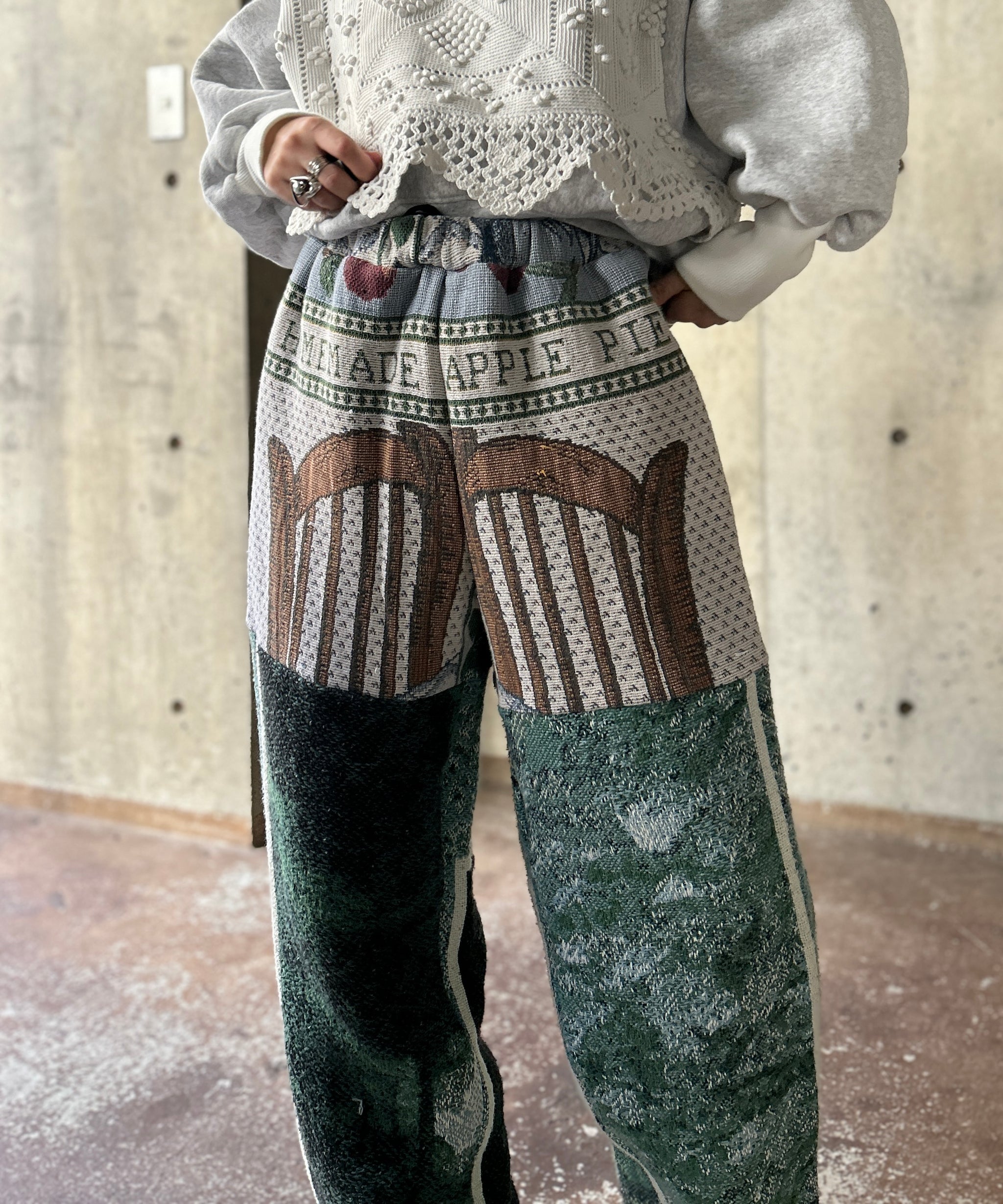 希少　アンティーク　レトロ　ヴィンテージ　ビンテージ　尾州生地　リメイク　nZ 希少 アンティーク レトロ ヴィンテージ ビンテージ 尾州生地 リメイク