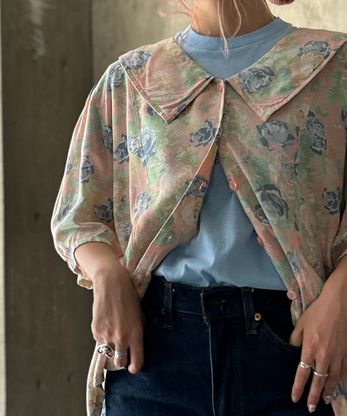 nude vintage アンティーク　キルト　トップス アンティークキルトトップ ドレスデン - アンティークと