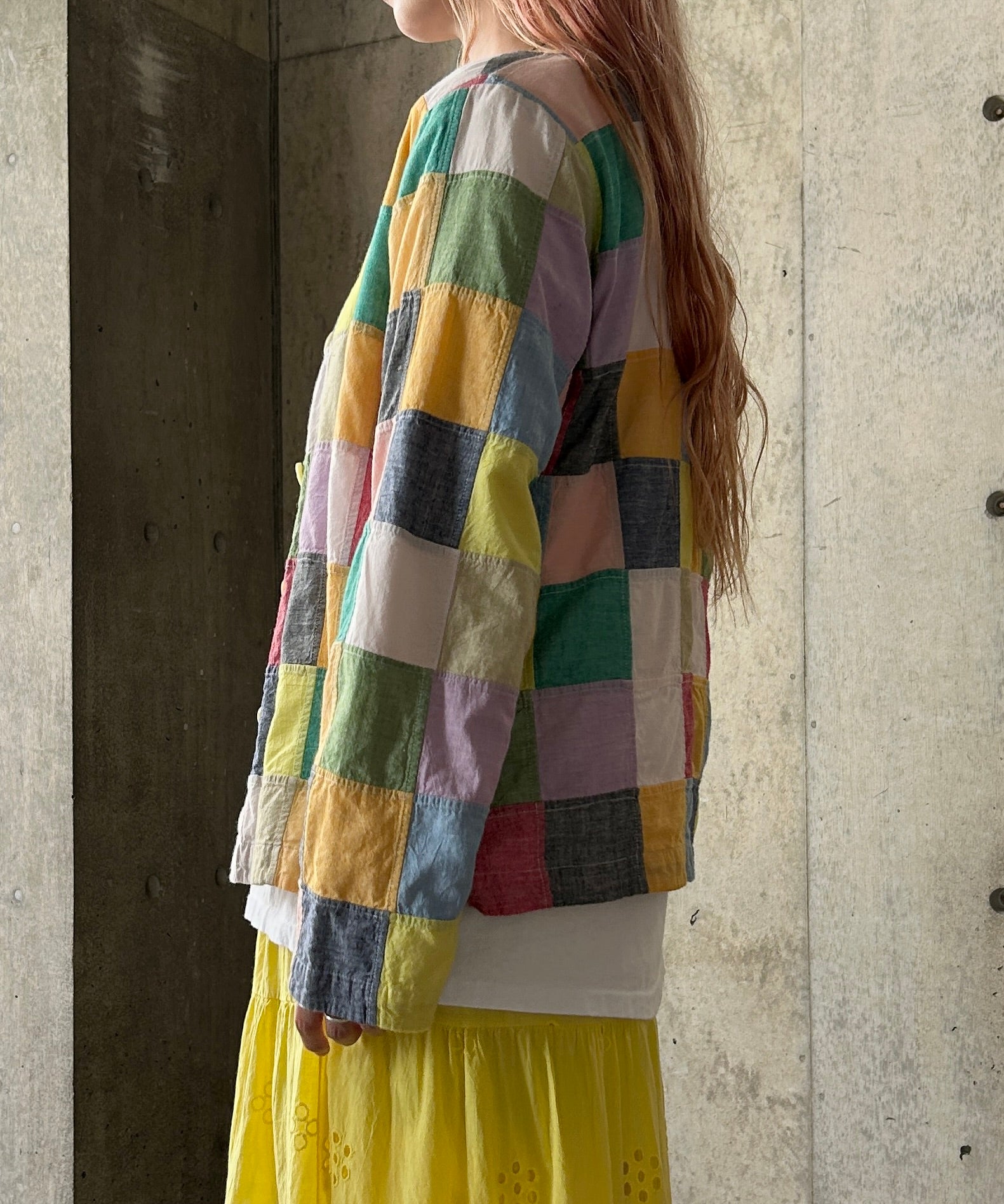 Patchwork Colorful Jacket – H アッシュ