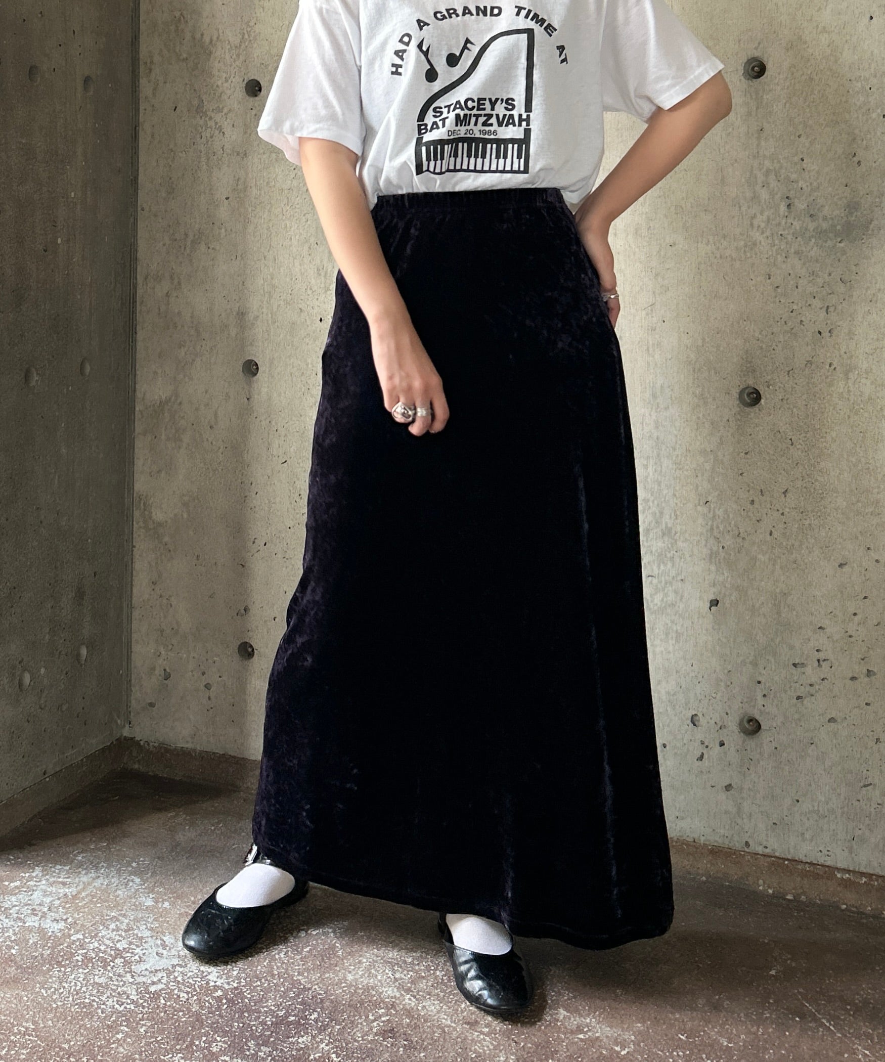 古着 ビンテージ 80s ハイウエスト ブラック スカート 古着 ビンテージ 80s ハイウエスト ブラック スカート