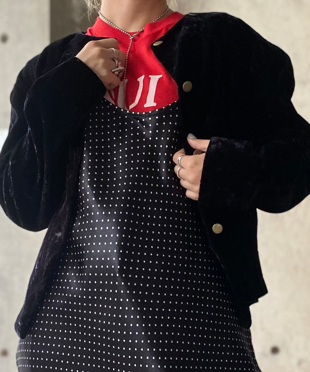 パンキッシュ古着　H.ANARCHY 英字　有刺鉄線 ボンテージカーディガン ALL ITEMS | H アッシュ - ヴィンテージセレクトショップ