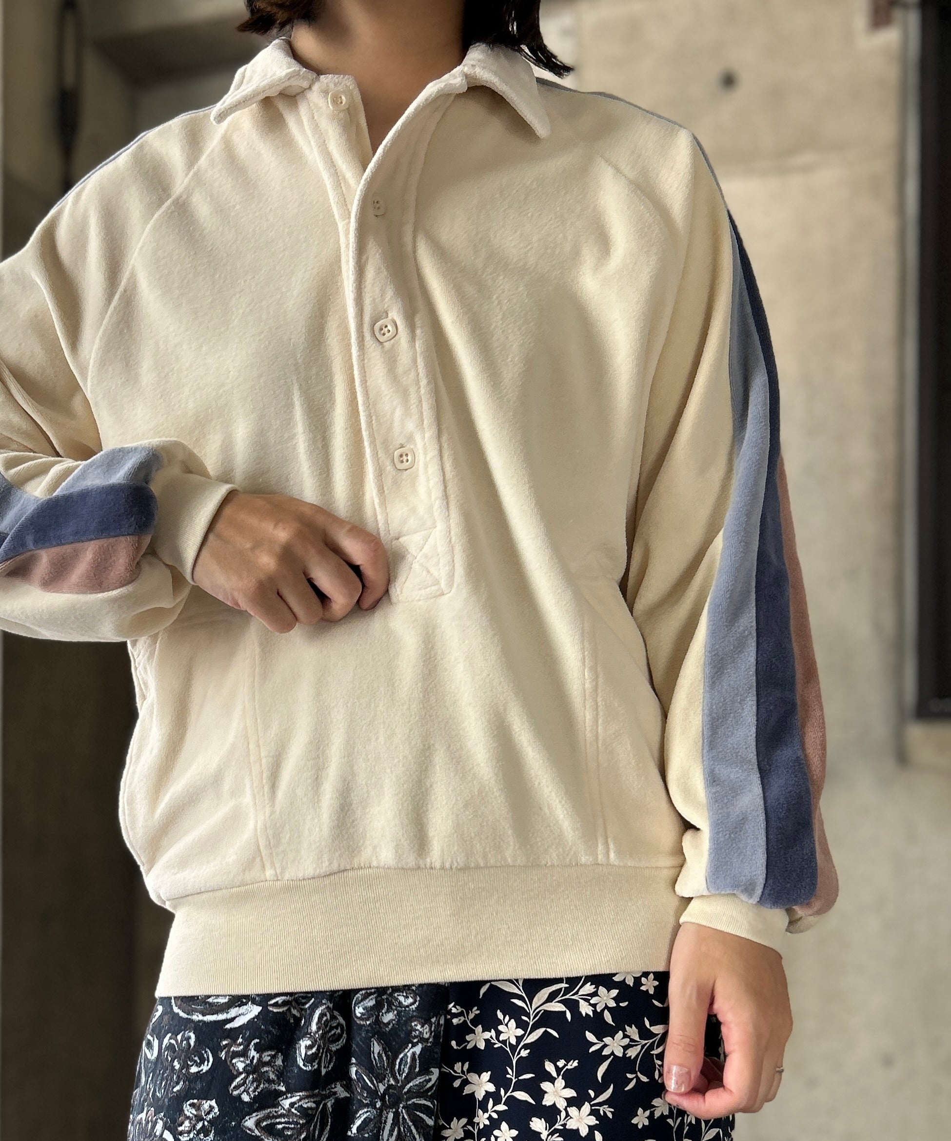 90s～00s初期　STONE 　イタリア製 Hハーフジップ　L 90's STONE ISLAND HALF ZIP SWEATSHIRT 90年代 ストーン