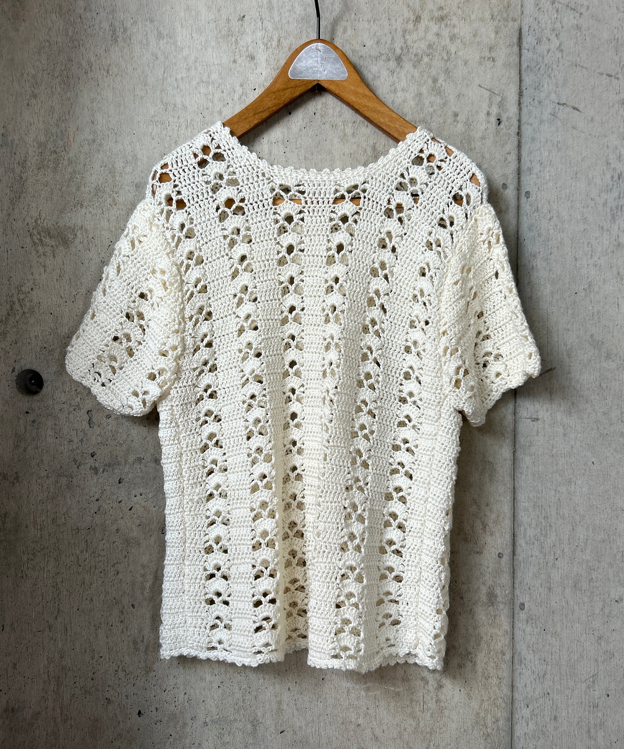 S/S Crochet Knit Tops – H アッシュ