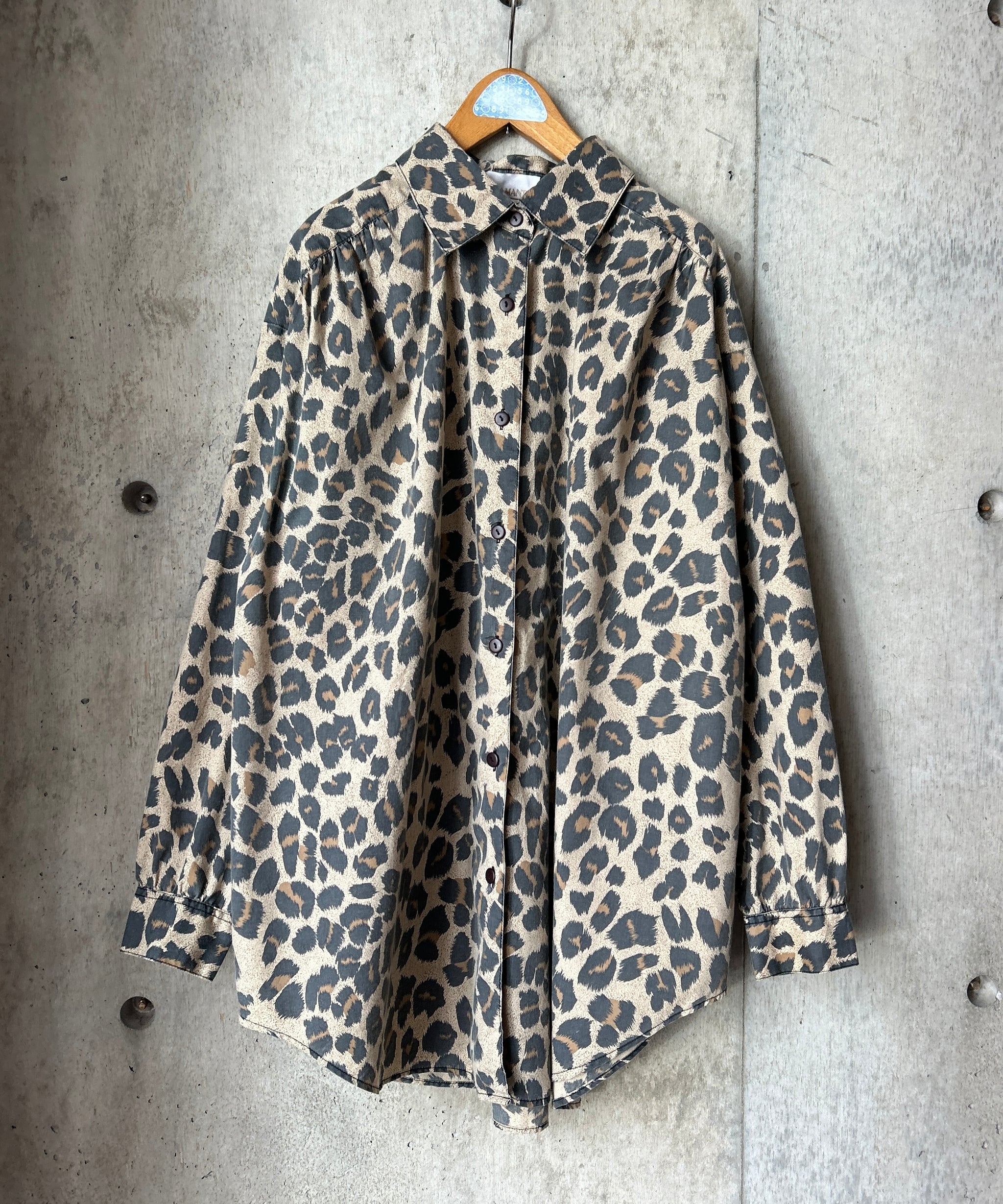 L/S Leopard Shirt – H アッシュ