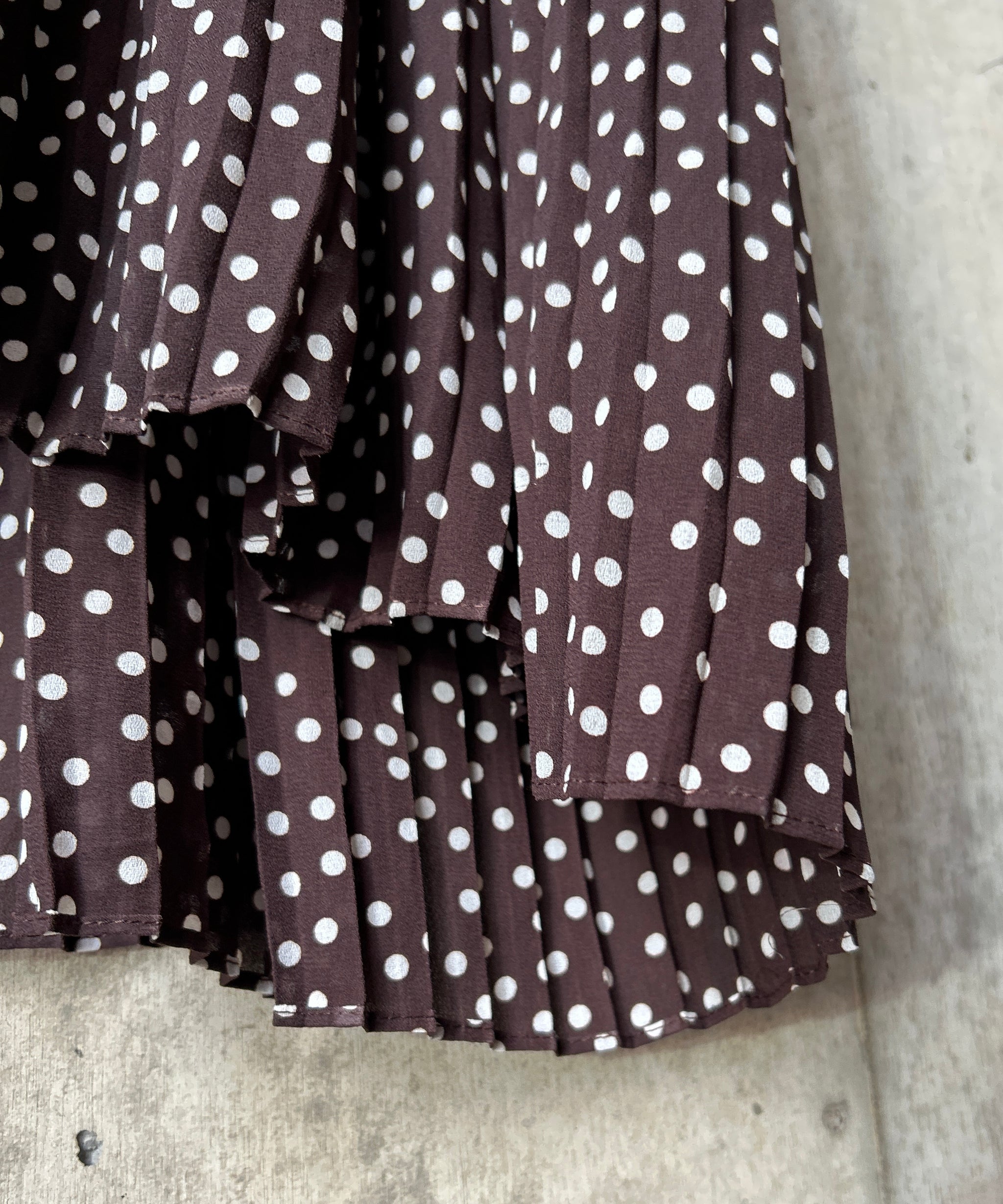 S/S Dot Pattern Onepiece – H アッシュ