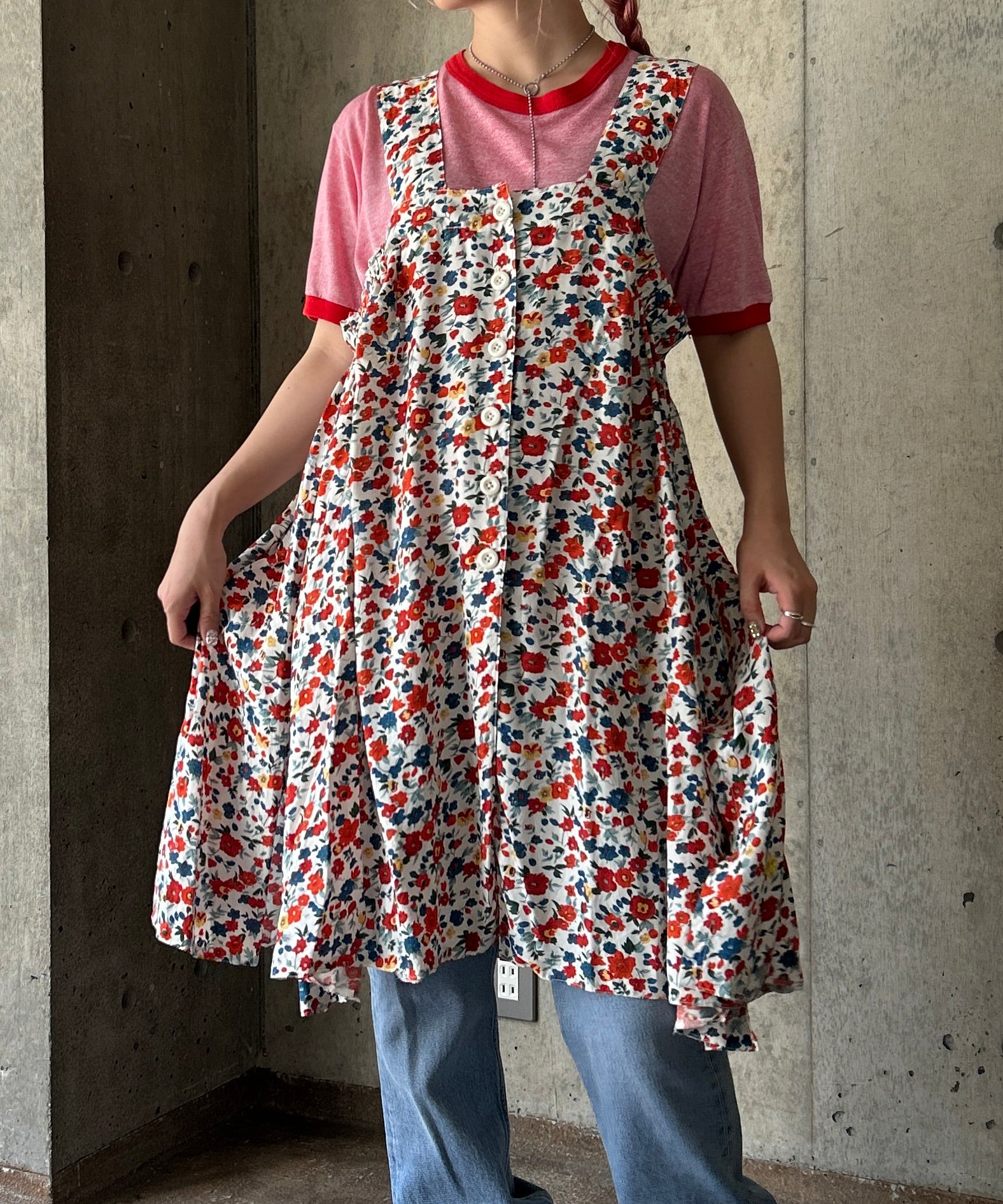 デニムブルー長袖シャツ【Hアッシュ Vintage Remake シャツ】 Vintage Remake | H アッシュ - ヴィンテージセレクトショップ