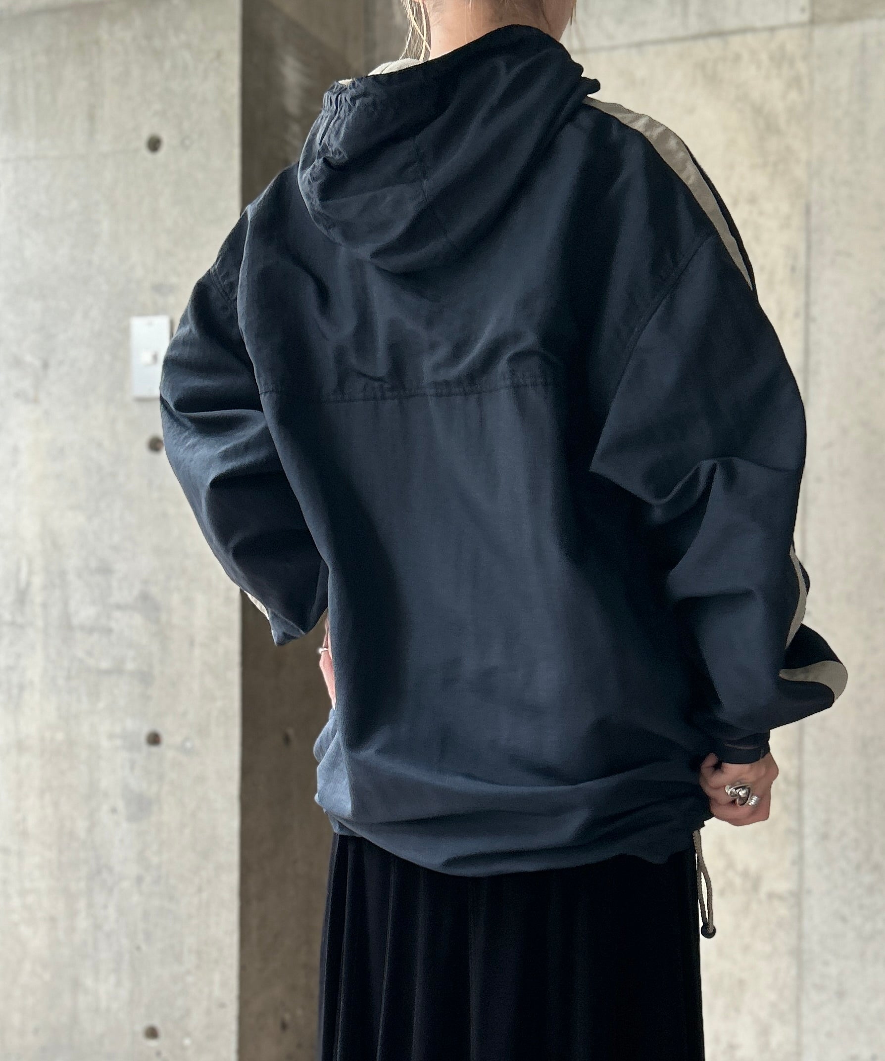 Old GAP Nylon Anorak Line Parka – H アッシュ