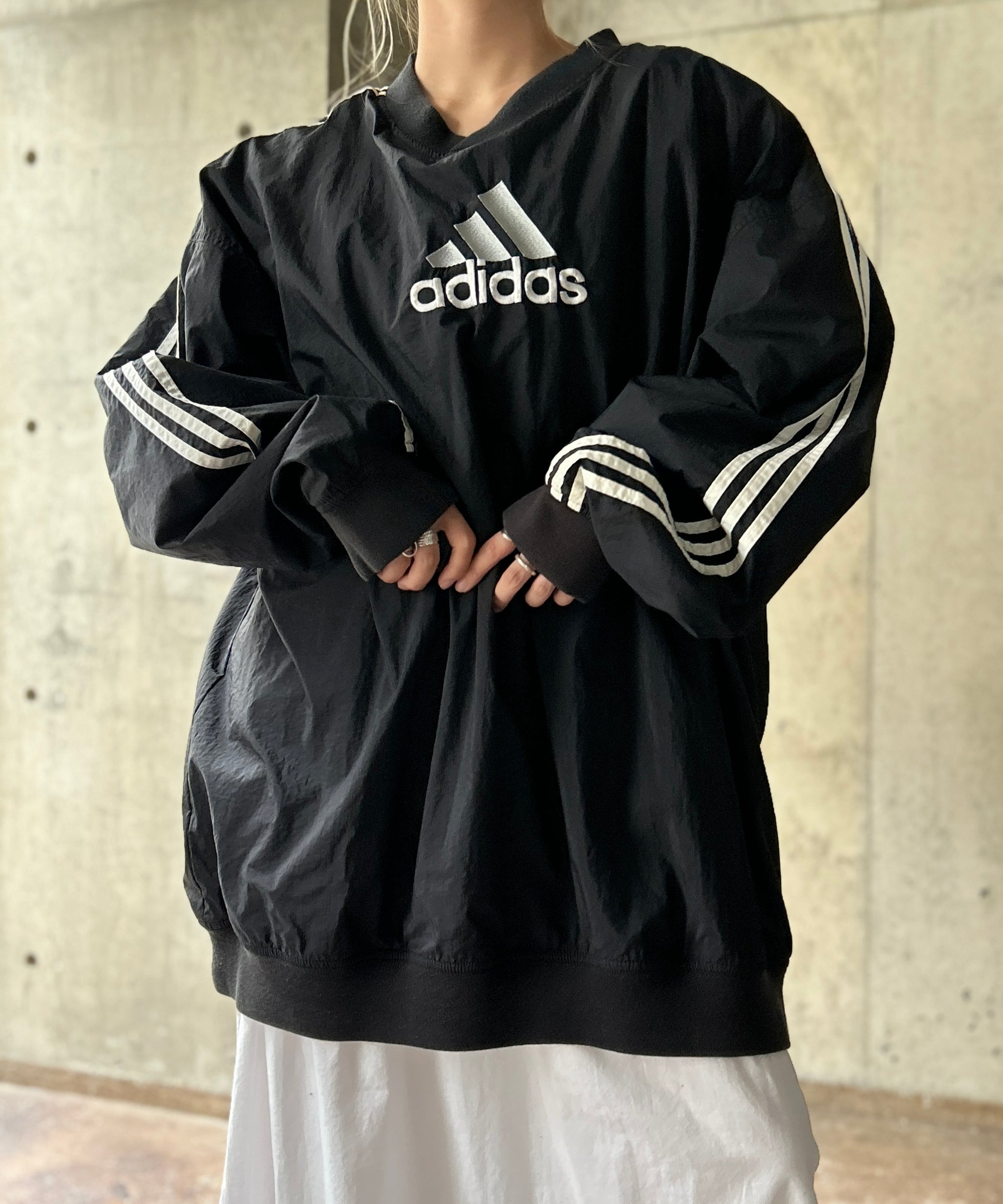 80s90s vintage UPSTART ベロアブルゾン ウール混 黒 古着