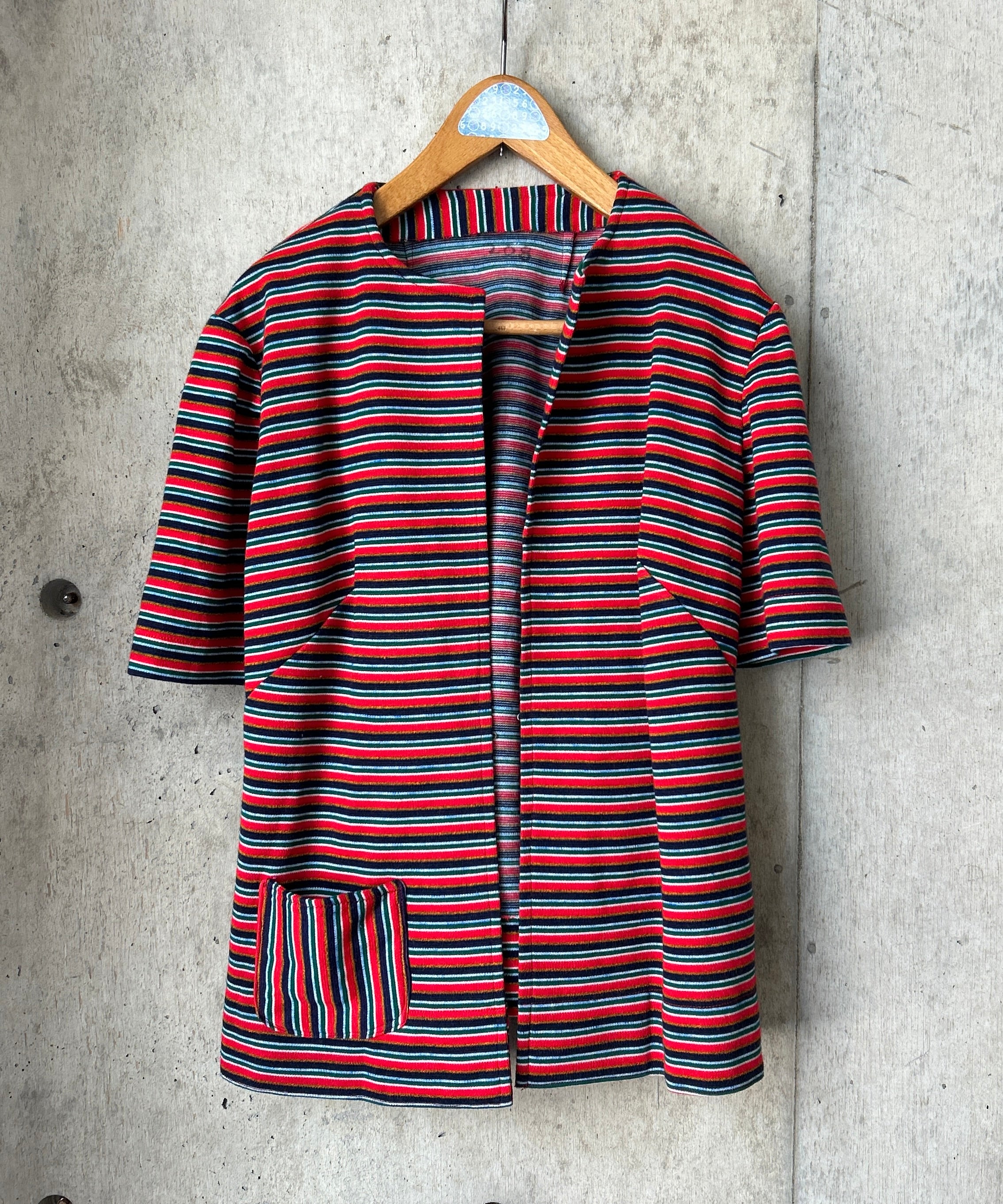S/S Border Cardigan – H アッシュ