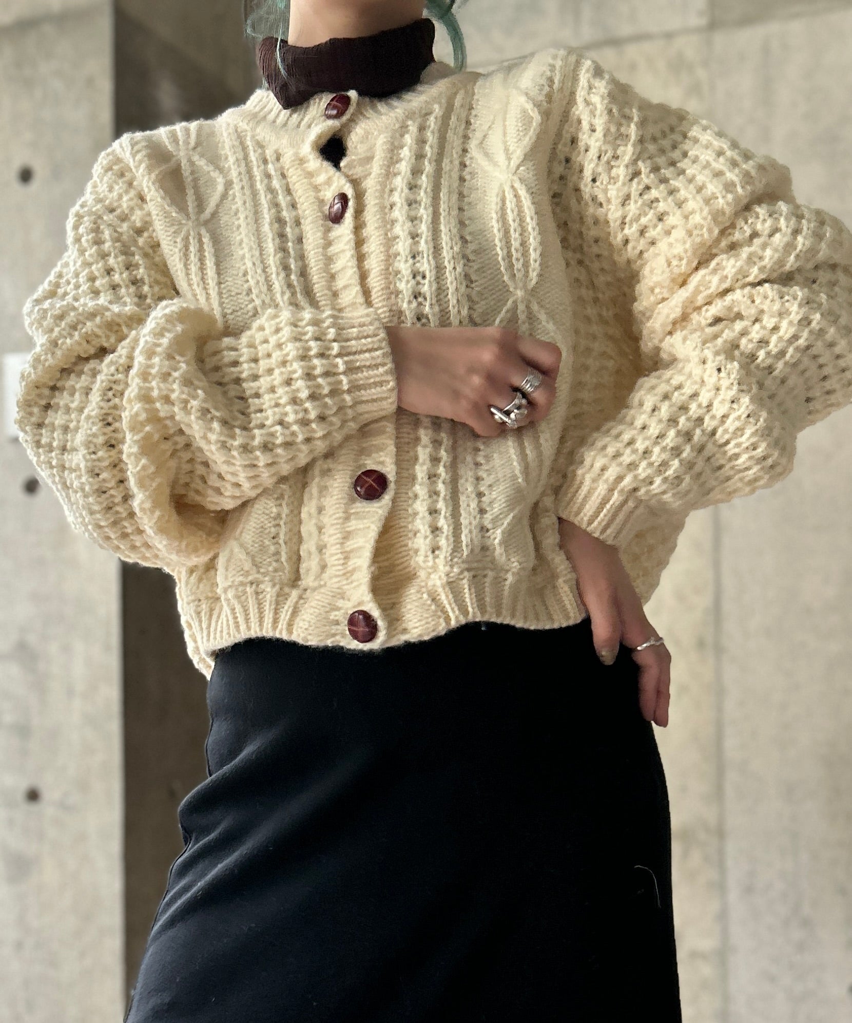 H アッシュ 中目黒 ヴィンテージニットカーディガン H アッシュ 中目黒 ヴィンテージニットカーディガン H アッシュ