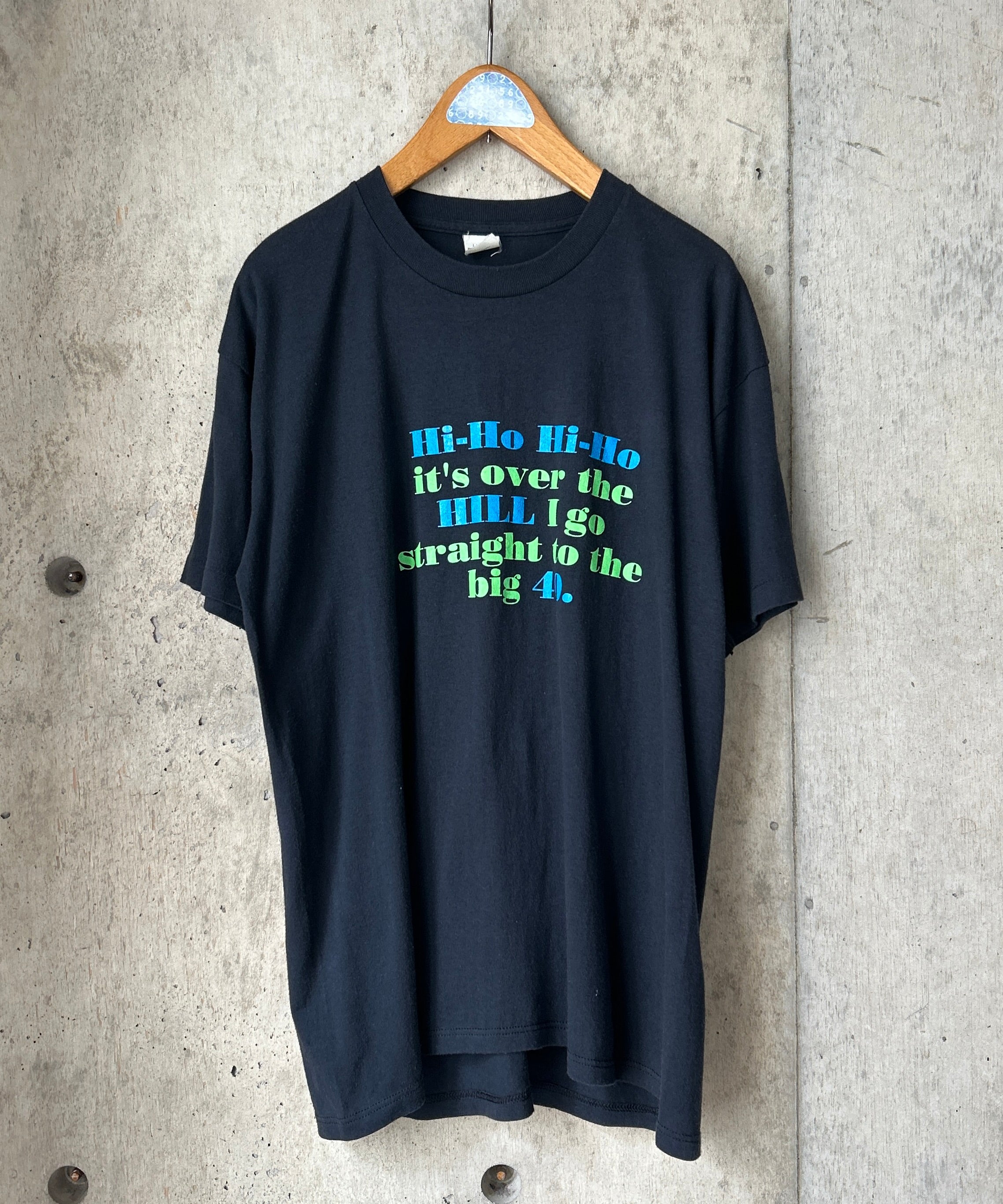 90s Print Tee – H アッシュ