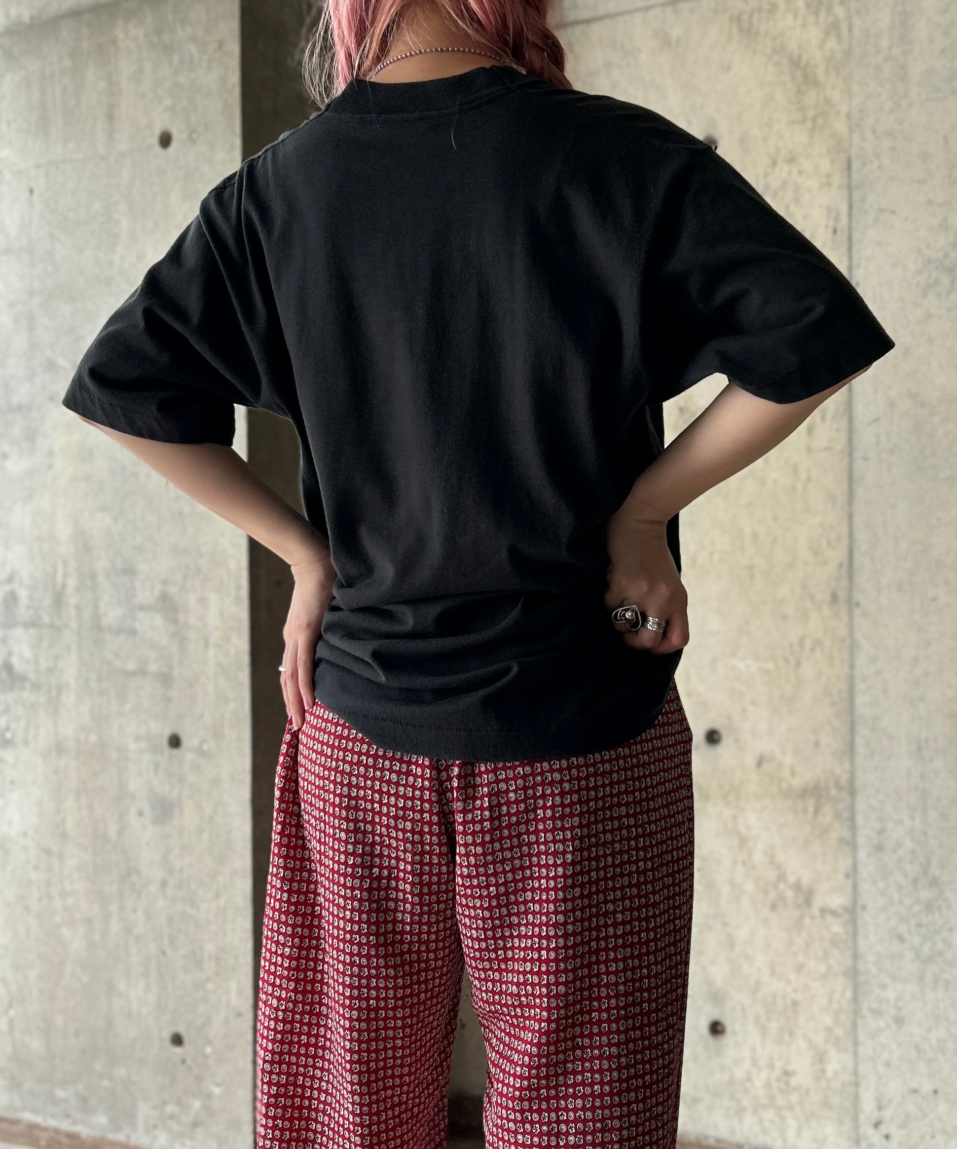 90s Print Tee – H アッシュ