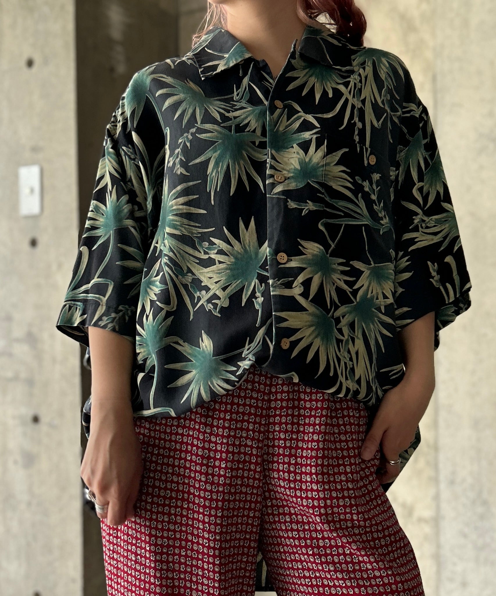 古着　ヴィンテージ　vintage トップス　デザイントップス　個性派 DEPT - used レトロ ポップコーン トップス 古着 ヴィンテージ