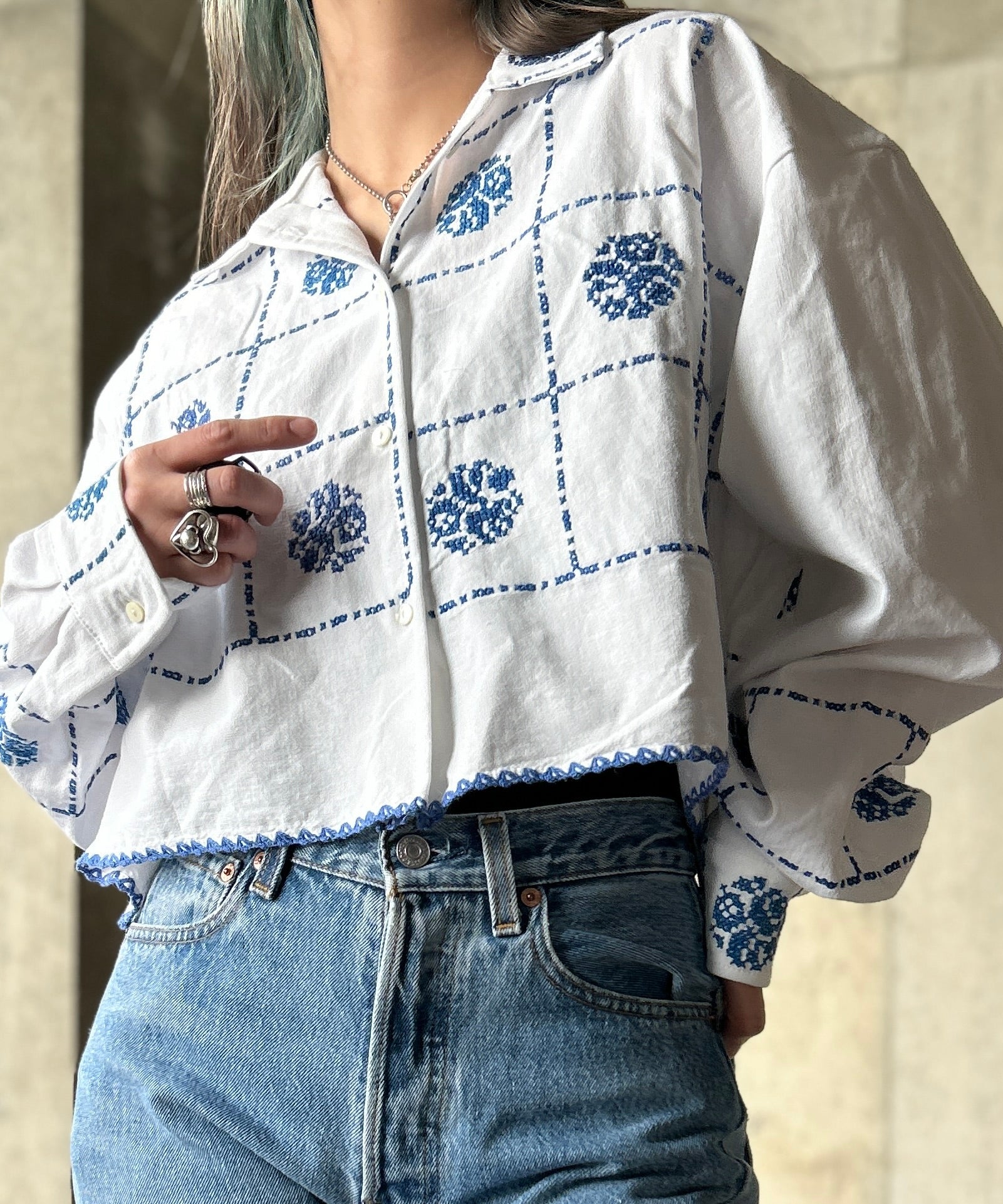 Remake Embroidery Blouse – H アッシュ
