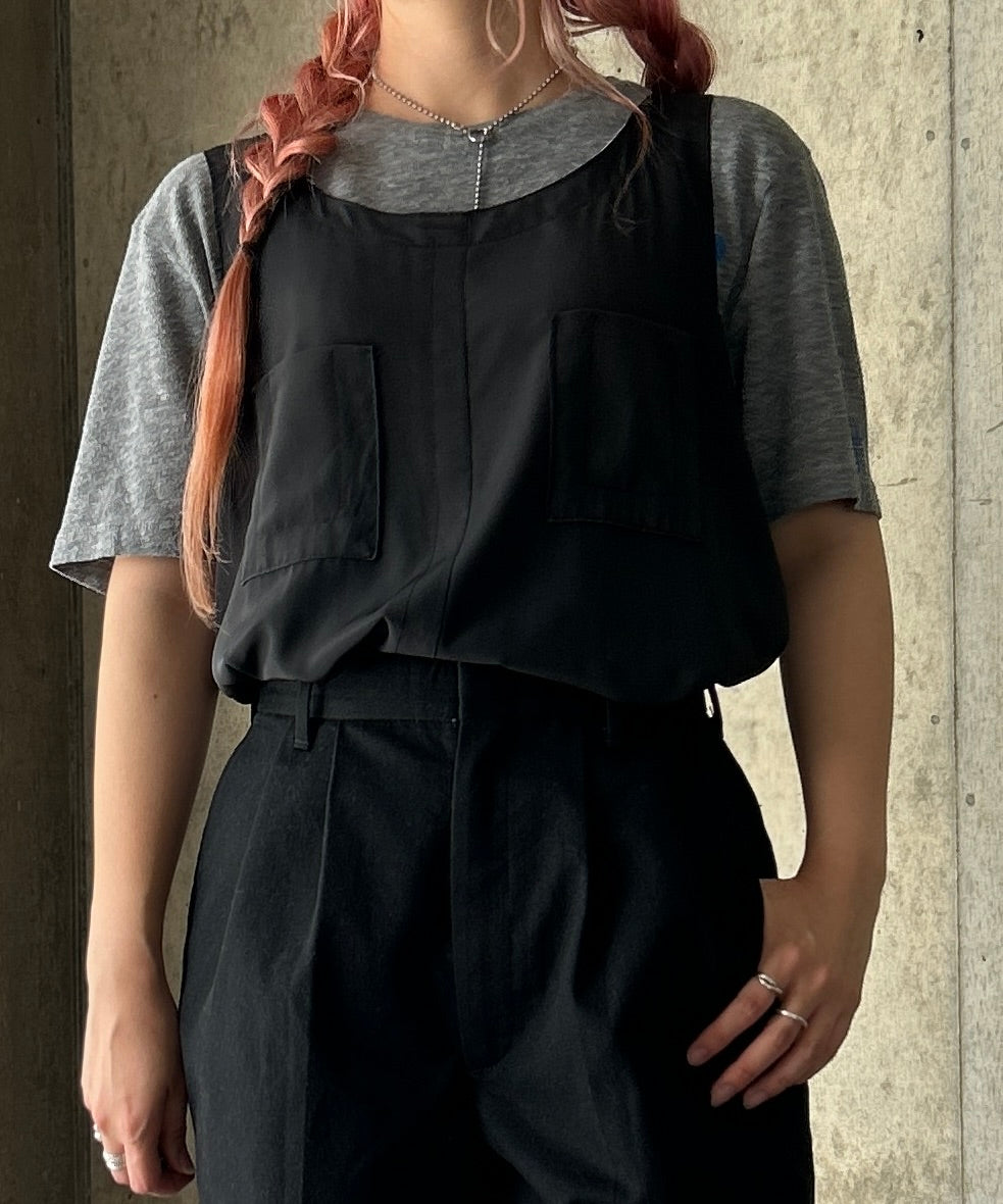 タグ付き H vintage アッシュ グリーンモヘアコート タグ付き H vintage アッシュ グリーンモヘアコート
