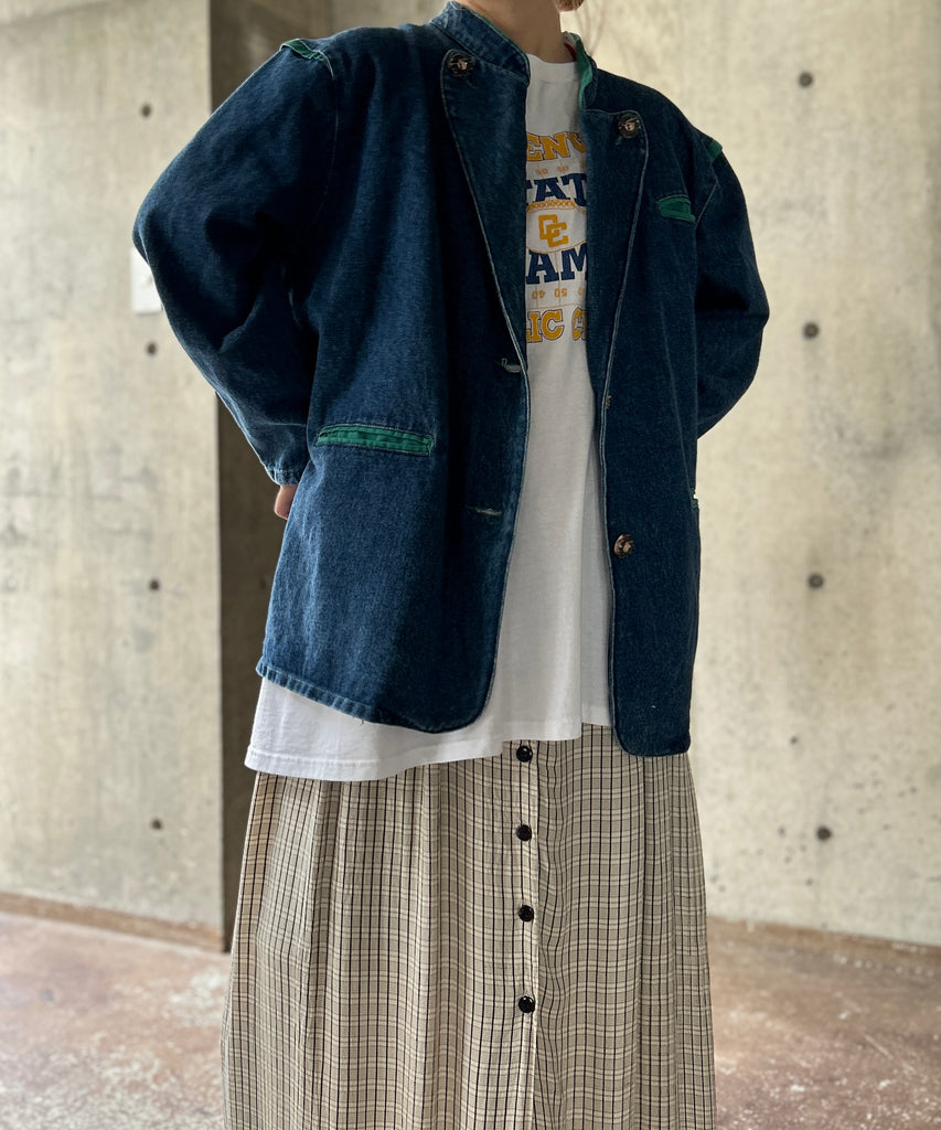 ジャケット・アウター vintage design western tailored jacket 90s vintage western tassel jacket, aztec horse design - The