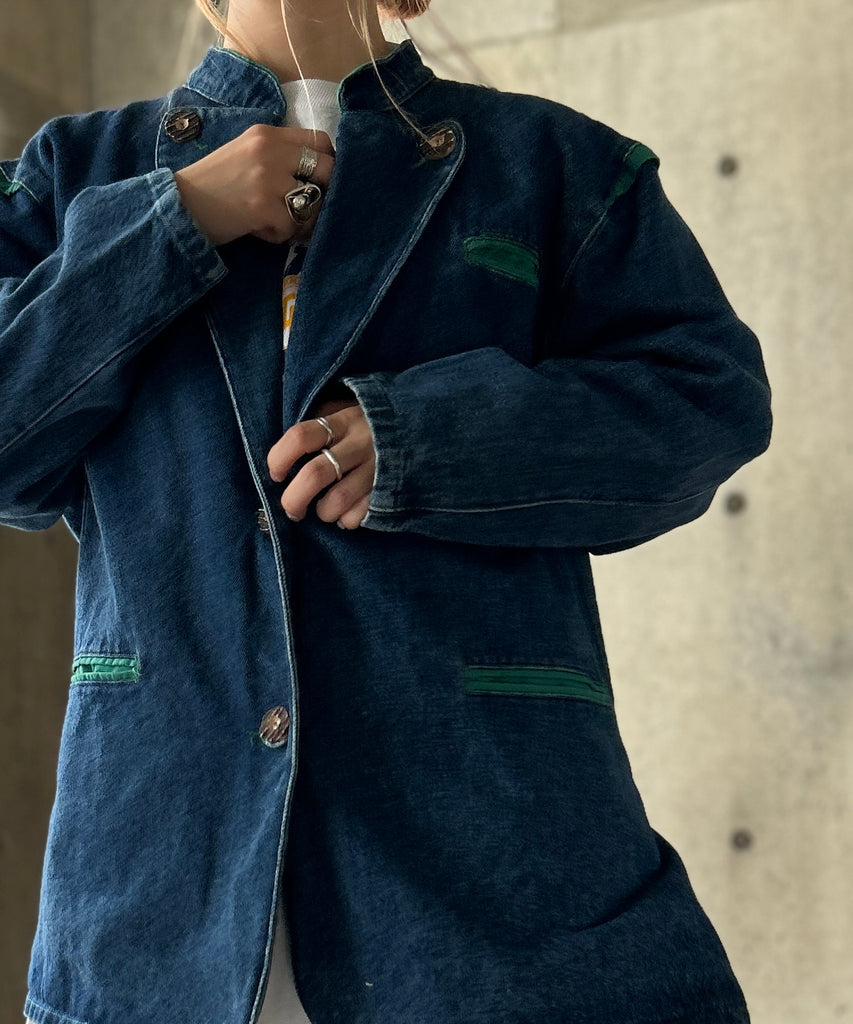 Denim Tailored Jacket – H アッシュ