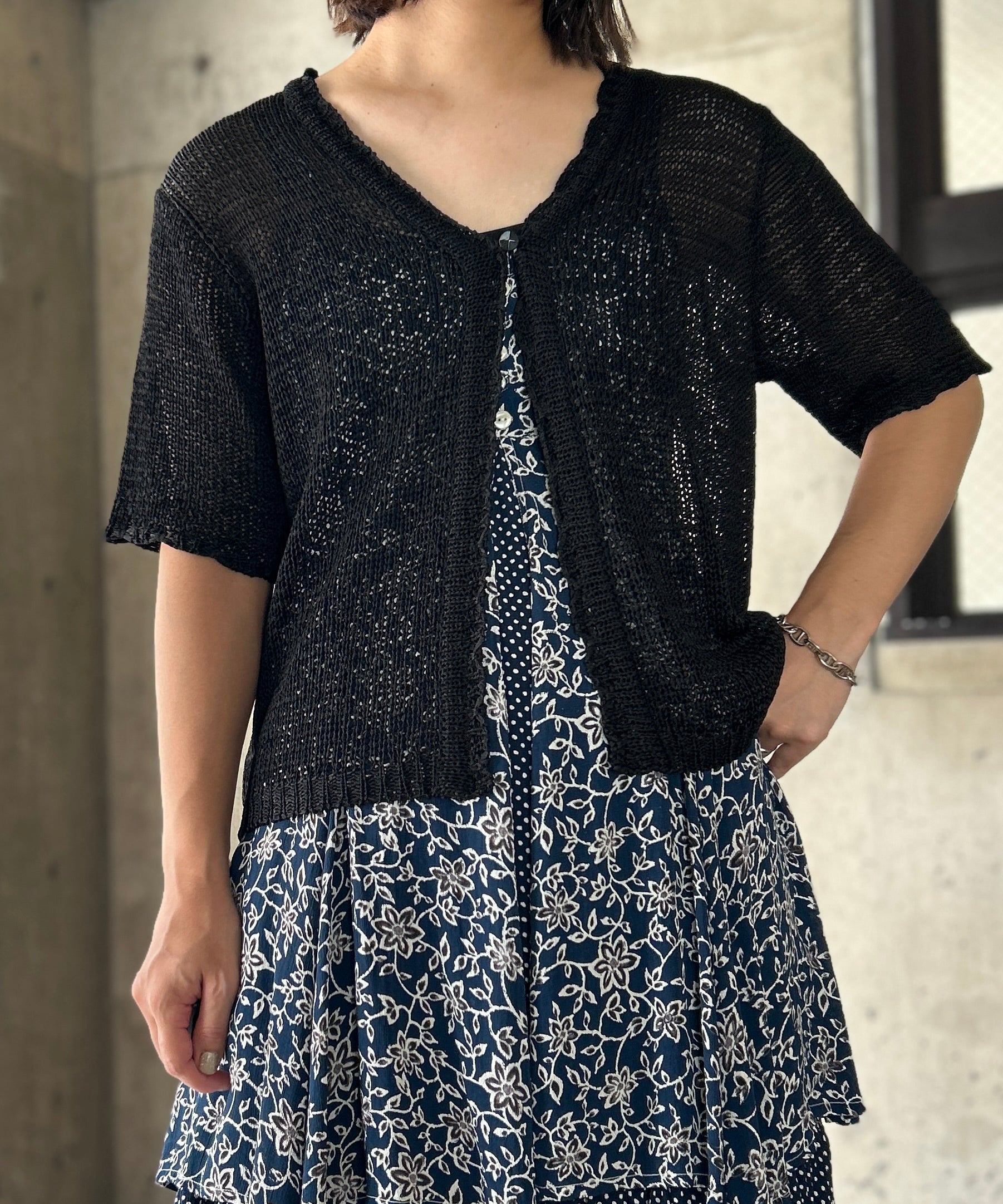 タグ付き H vintage アッシュ グリーンモヘアコート タグ付き H vintage アッシュ グリーンモヘアコート