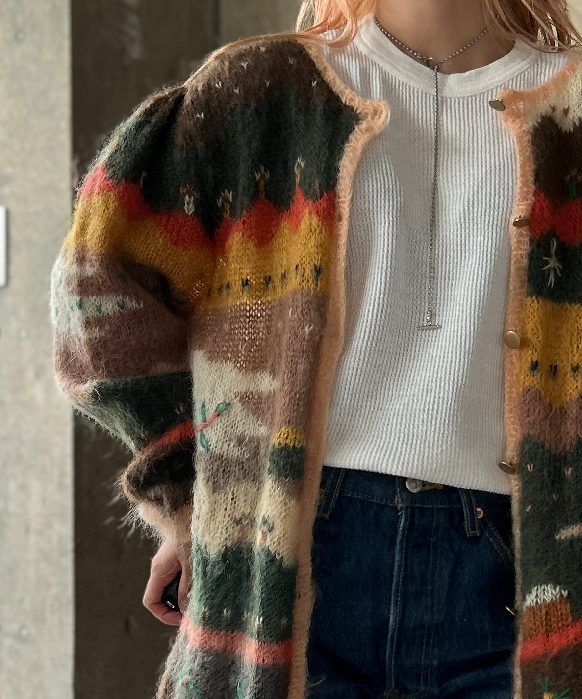 H アッシュ 中目黒 ヴィンテージニットカーディガン H アッシュ 中目黒 ヴィンテージニットカーディガン H アッシュ