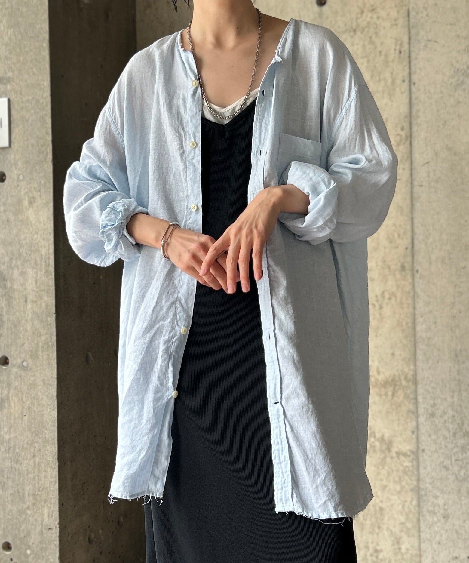 Hアッシュ　中目黒　 デニムロングジャケット Hアッシュ 中目黒 デニムロングジャケット New Item | H