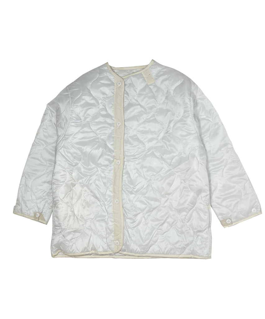 H （アッシュ） Original Quilting Button Coat-